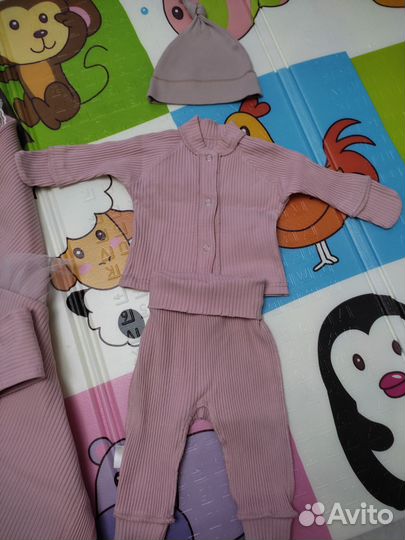 Конверт, комплект на выписку весна лето