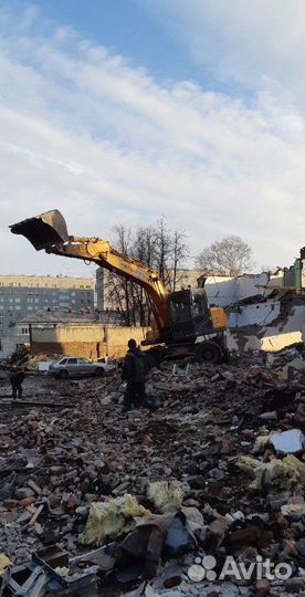 Демонтажные работы. Снос построек