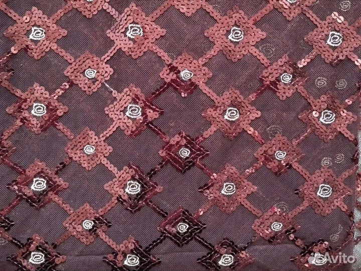 Отрезы ткани трикотаж с люрексом