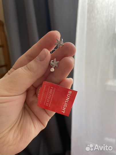 Серебряные серьги