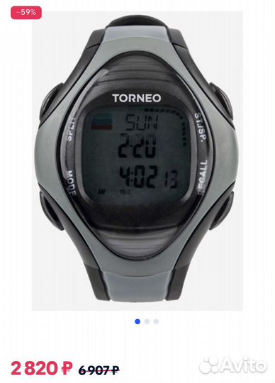 Кардиочасы для бега torneo