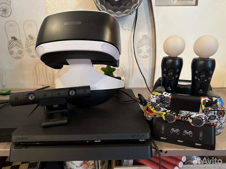 Игровая приставка ps4 slim 1tb