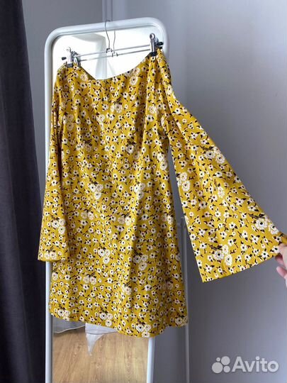 Мини платье zara m