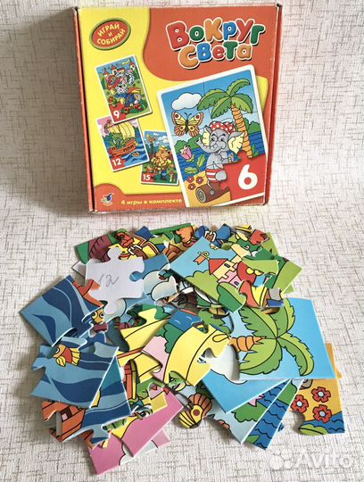 Пазлы, развивающие игры