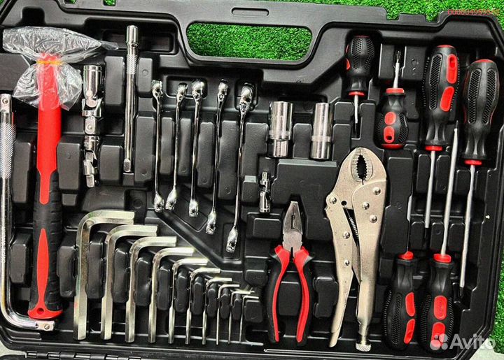 Набор инструментов 150предметов с молотком (Арт.88601)