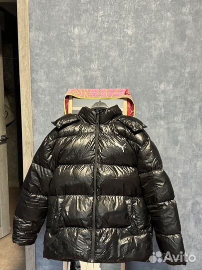 Пуховик Puma volume down jacket black