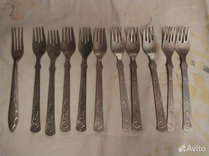 Столовые приборы алюминиевые