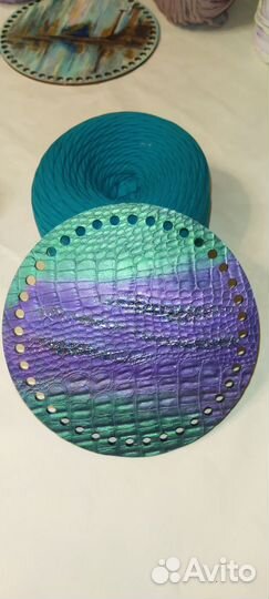 Полиэфирный шнур и основы для сумочек и корзин