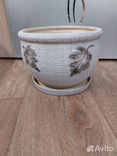 Горшок для цветов керамика большой