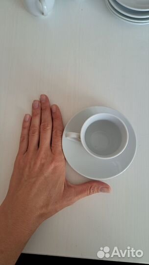 Чашки с блюдцем кофейные