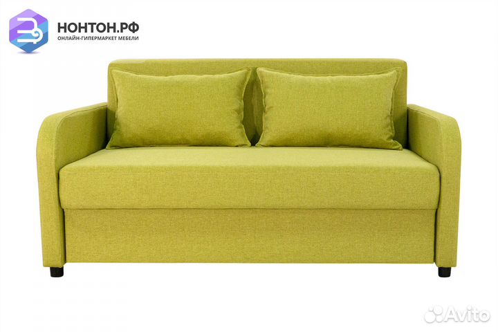 Диван еврокнижка Алекс 2 оливковый
