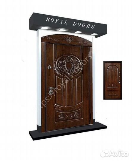 Парадная металлическая дверь с терморазрывом