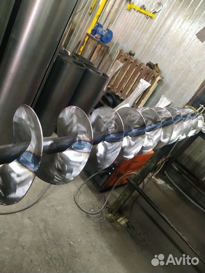 Изготовление шнеков-транспортёров