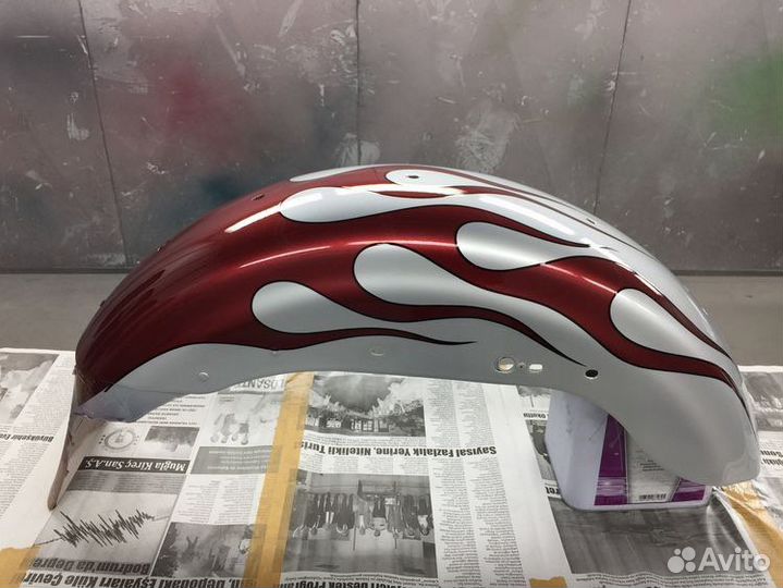 Реставрация шлема,мото