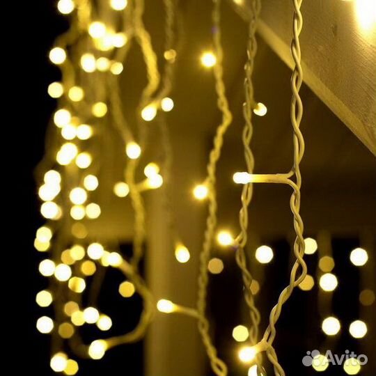 Бахрома новогодняя уличная 6 метров