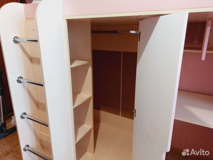 Детская кровать чердак и матрас орматек