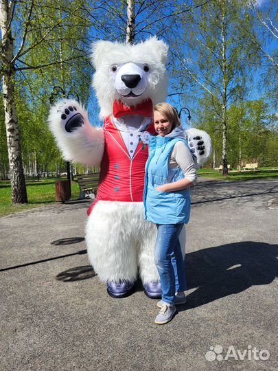 Мишка Марио Аниматор. Поздравление от мишки