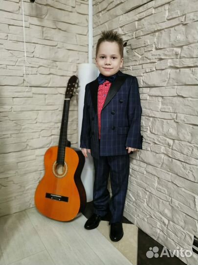 Костюм Синий в клетку