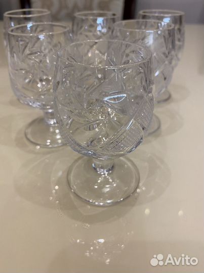 Розеточки, стопки хрусталь