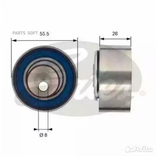 Gates T43156 Натяжитель ремня грм 7784-21130