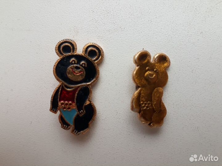 Значки Олимпийский мишка