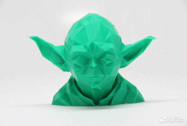 Low-poly фигурка Йоды, 3D печать