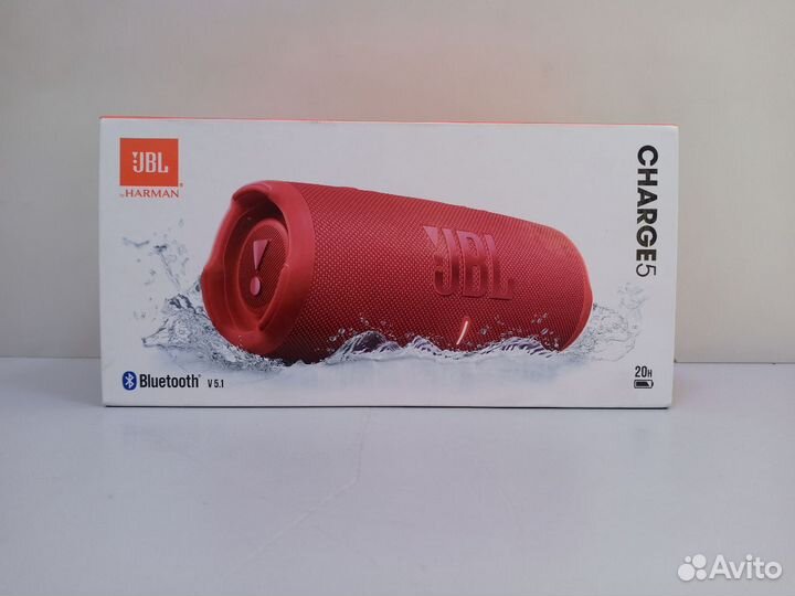 Портативная колонка JBL Charge 5 Red