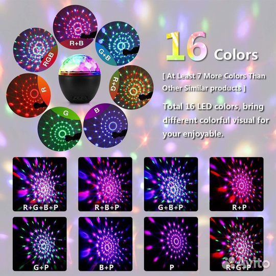 Светодиодный эффект Q3N Star Ball+пульт ду