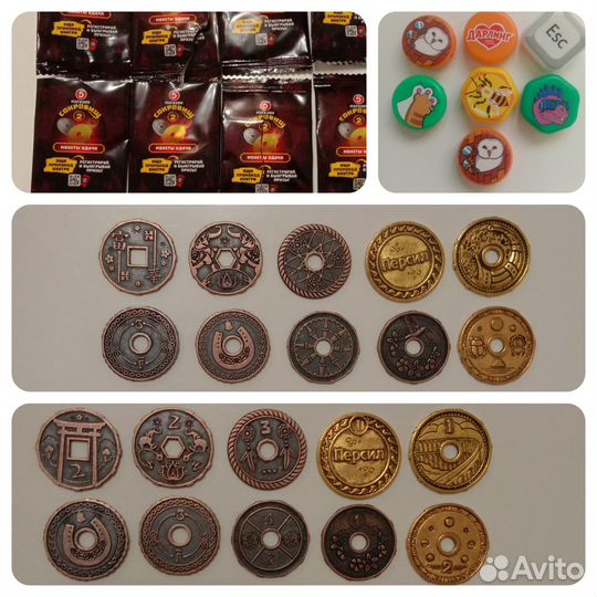 Магнитыши Скрепыши космокрепсы домино монеты