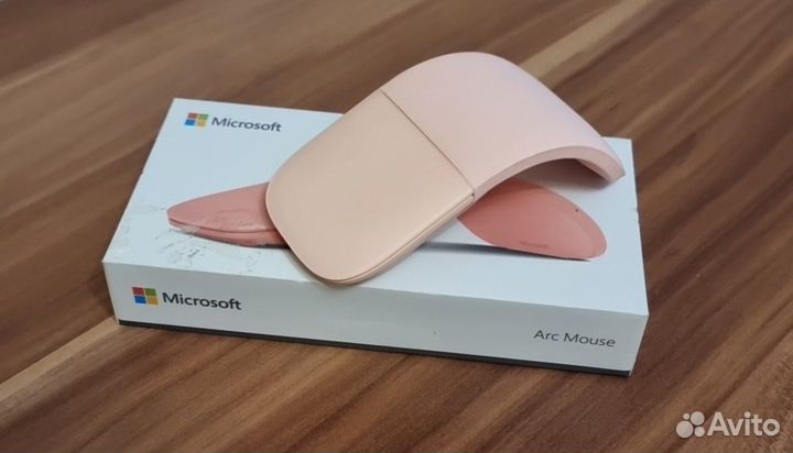 Беспроводная мышь microsoft arc mouse soft pink