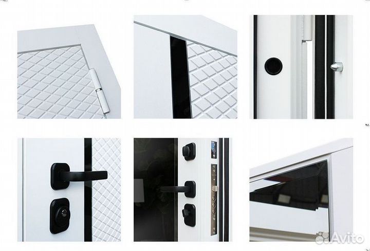 Дверь входная Белая решение для пик