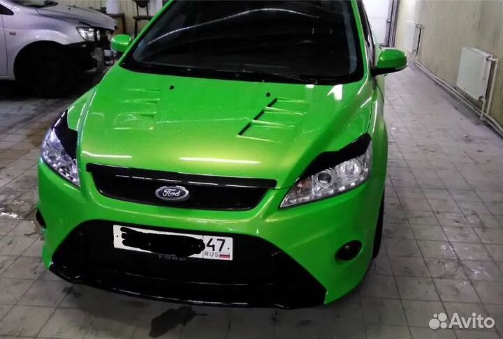 Передний бампер RS V2 ford focus 2 рестайлинг
