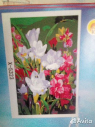 Набор для рисования по номерам новый