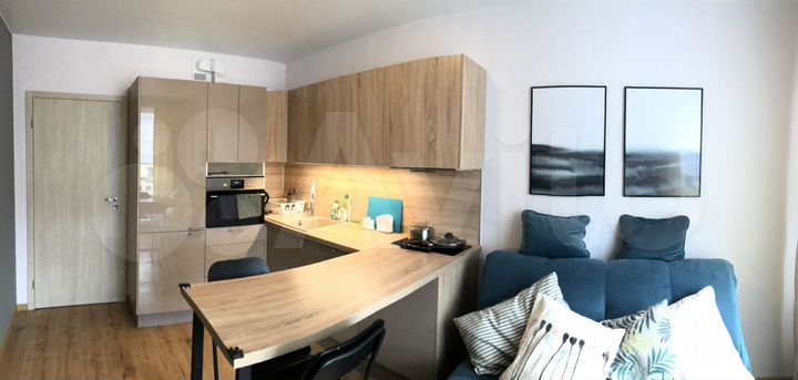 1-к. апартаменты, 38 м², 6/6 эт.