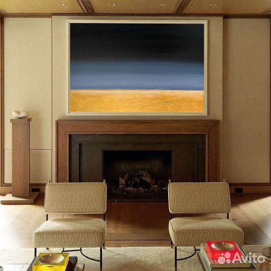 Интерьерная картина маслом абстракция