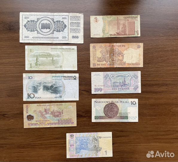 Банкноты стран мира