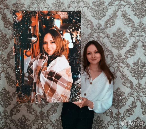 Портрет на холсте по фото