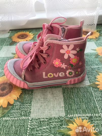 Кеды для девочки 28 размер