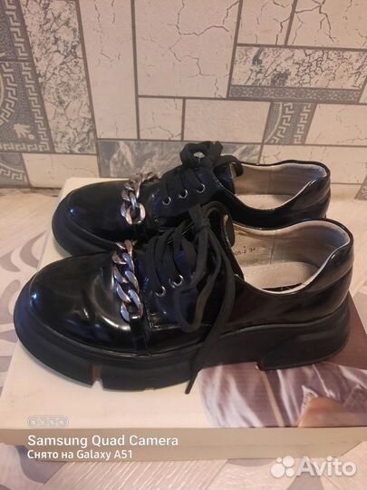 Школьные полуботинки для девочки