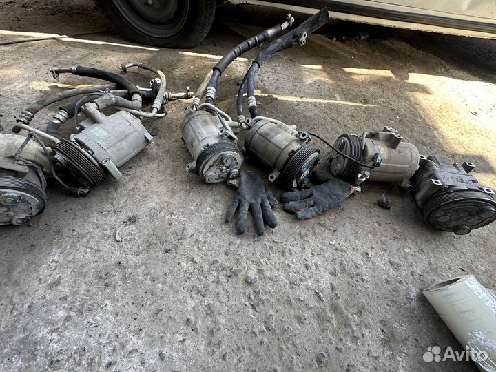 Компрессор кондиционера halla priora