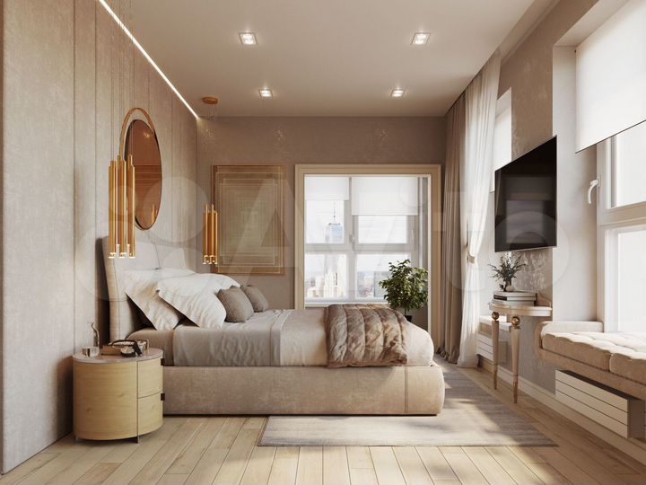 2-к. квартира, 74,3 м², 20/25 эт.