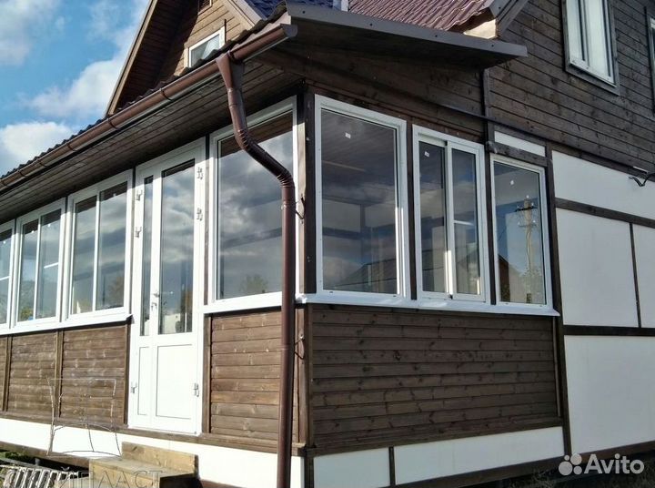 Остекление терассы раздвижное