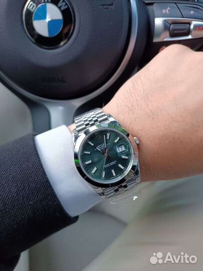 Часы Rolex datejust green dial