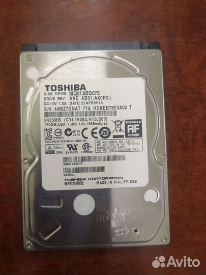 Жесткий диск HDD 2.5