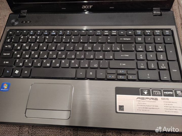 Ноутбук Acer Aspire 5551g