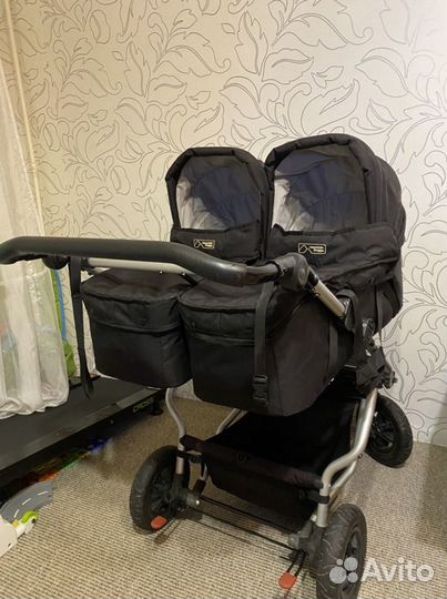 Коляска для двойни(погодок) mountain buggy duet