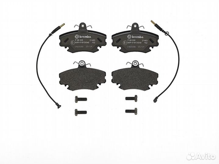 Колодки тормозные дисковые перед LCV