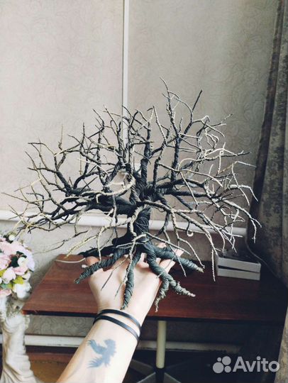 Декоротивное дерево из проволоки