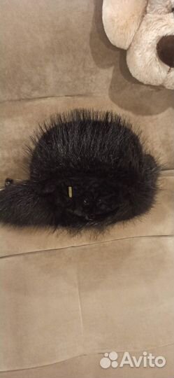 Шапка с мехом мужская