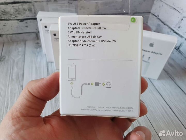 Адаптер блок 1А / 5W зарядка для iPhone
